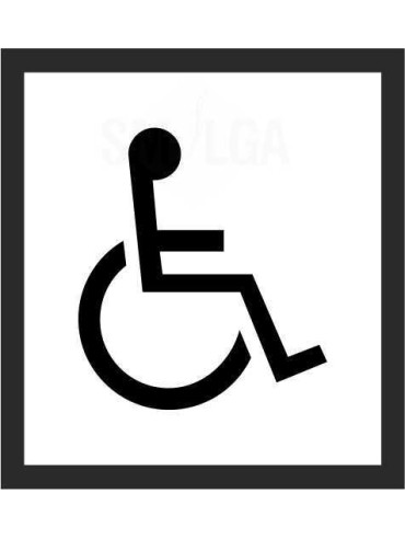 Sticker "WC for the disabled"